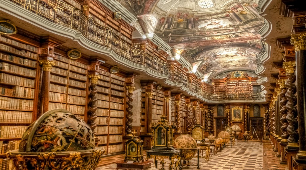 Photo, Library of Escorial Spain