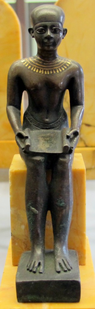 Ancient Statue of Imhotep, Louvre Museum