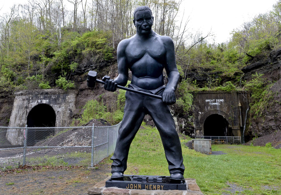 Statue of John Henry, Talcott, WV